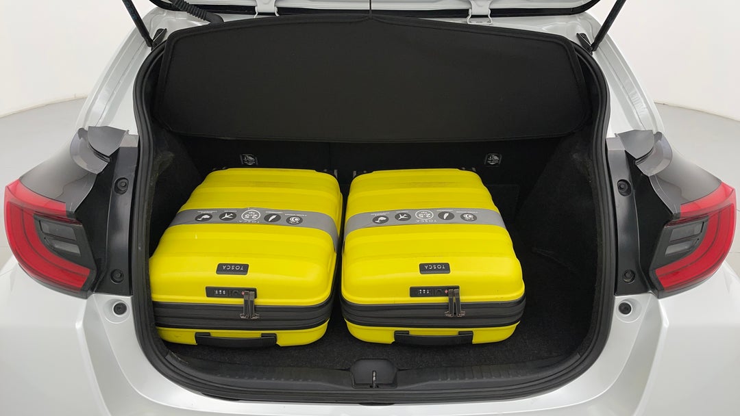 2021 Toyota Gr Yaris Rallye, Manual, 12938 km, Boot Inside View with Luggage