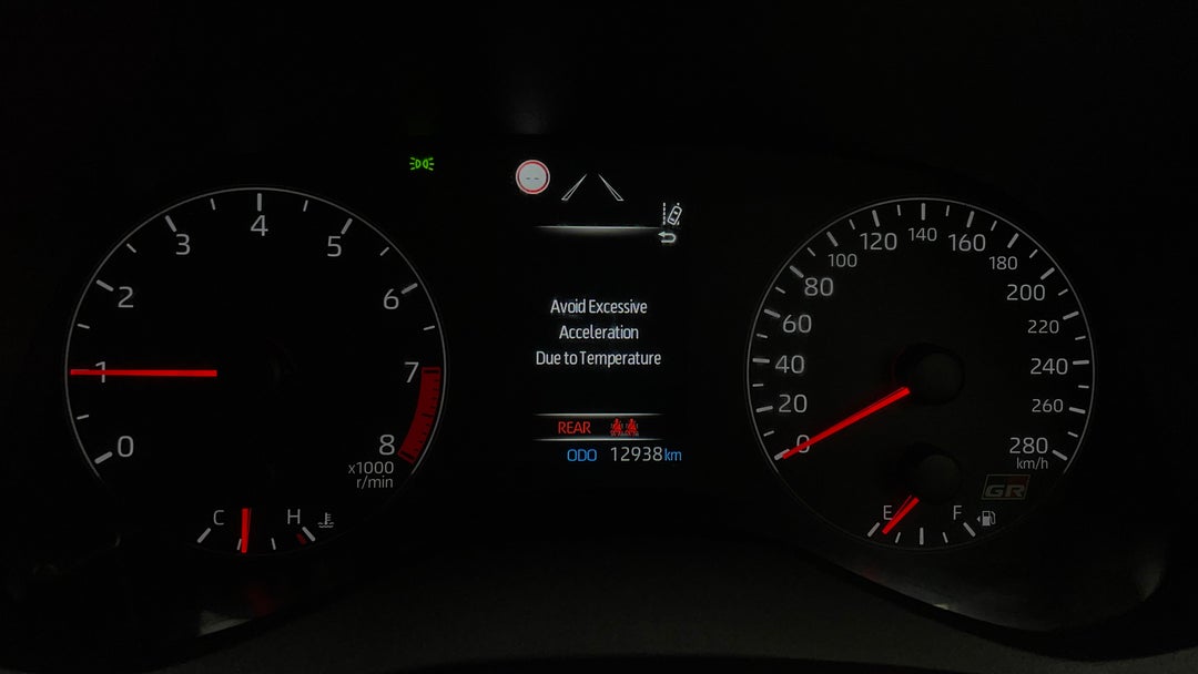 2021 Toyota Gr Yaris Rallye, Manual, 12938 km, Odometer View