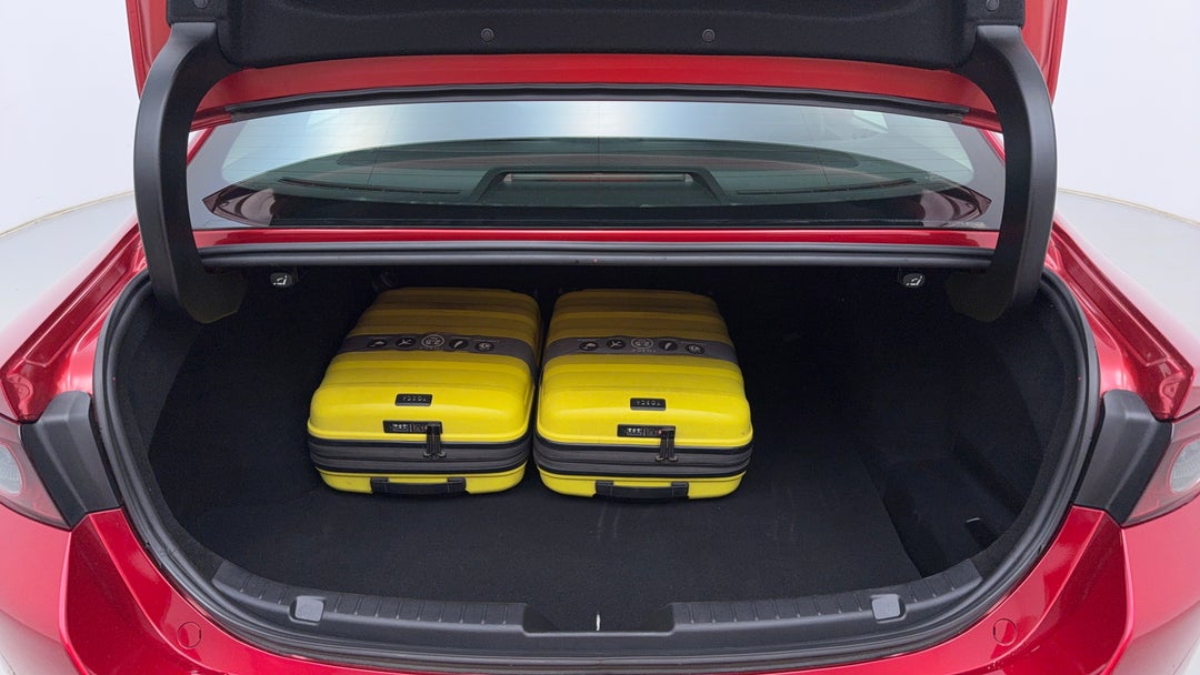 Boot Inside View with Luggage