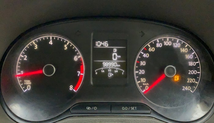 2015 Volkswagen Vento HIGHLINE 1.6 MPI, Petrol, Manual, 98,990 km, Odometer Image