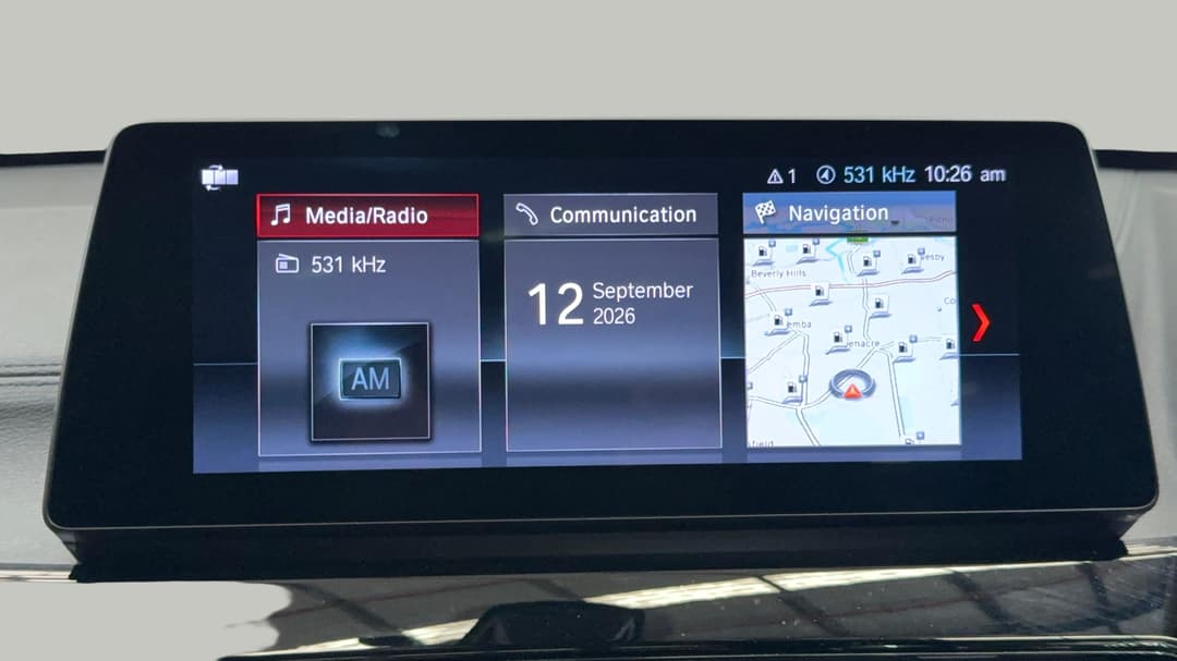2020 BMW X1 sDrive 20i, Automatic, 53769 km, Infotainment System
