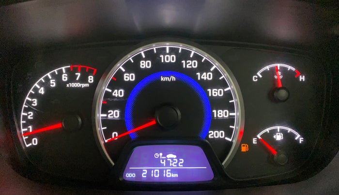 2017 Hyundai Grand i10 MAGNA 1.2 KAPPA VTVT, Petrol, Manual, 21,085 km, Odometer Image