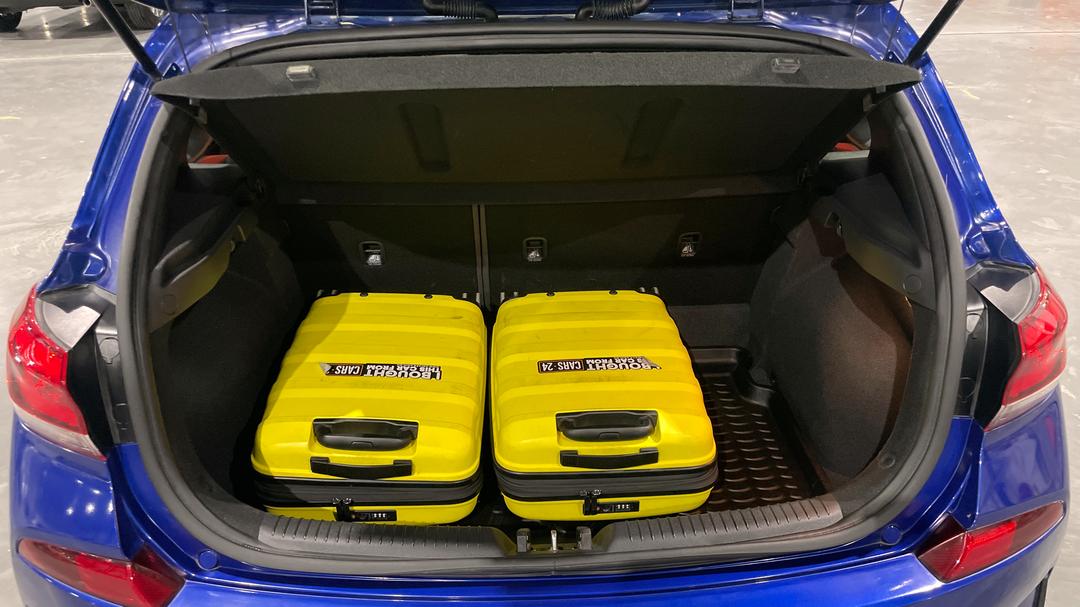 2019 Hyundai i30 N Line, Automatic, 43982 km, Boot Inside View with Luggage