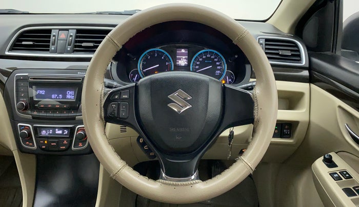 2015 Maruti Ciaz VDI+ SHVS, Diesel, Manual, 95,945 km, Steering Wheel Close Up