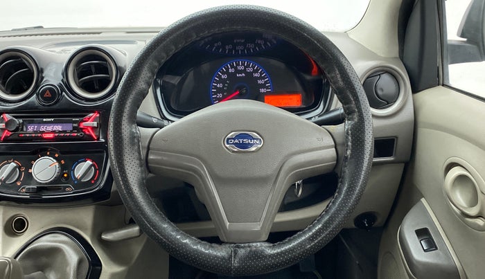 2015 Datsun Go T, Petrol, Manual, 78,195 km, Steering Wheel Close Up