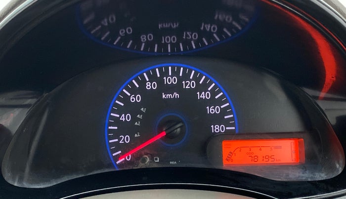 2015 Datsun Go T, Petrol, Manual, 78,195 km, Odometer Image