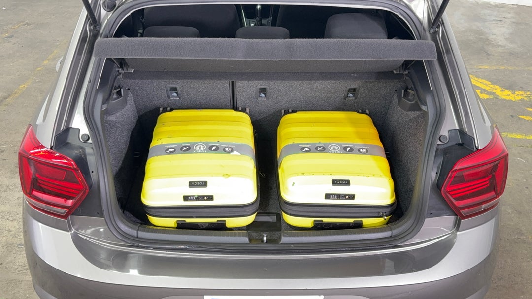 Boot Inside View with Luggage