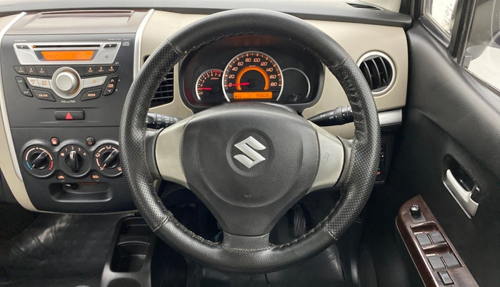 2015 Maruti Wagon R 1.0 VXI, Petrol, Manual, 96,691 km, Steering Wheel Close Up