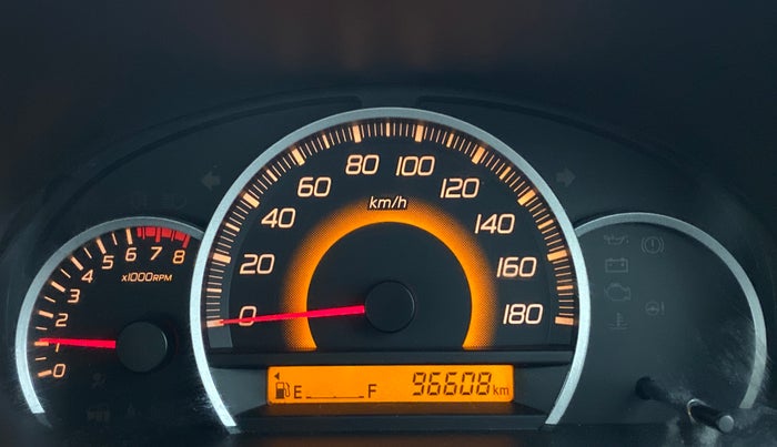 2015 Maruti Wagon R 1.0 VXI, Petrol, Manual, 96,691 km, Odometer Image