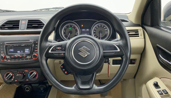 2017 Maruti Dzire VXI AMT, Petrol, Automatic, 38,583 km, Steering Wheel Close Up