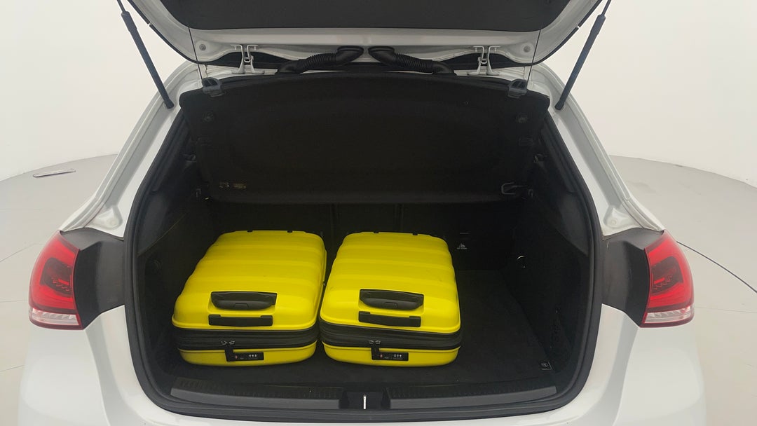 Boot Inside View with Luggage