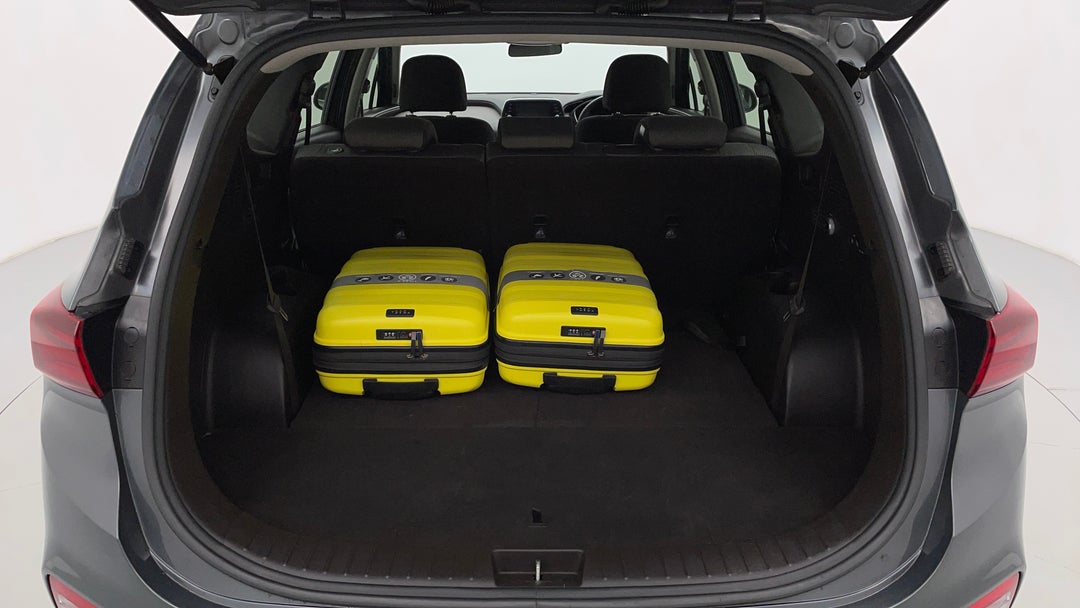 Boot Inside View with Luggage