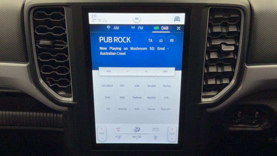 2022 Ford Ranger Xls 2.0 (4x4), Automatic, 97530 km, Infotainment System