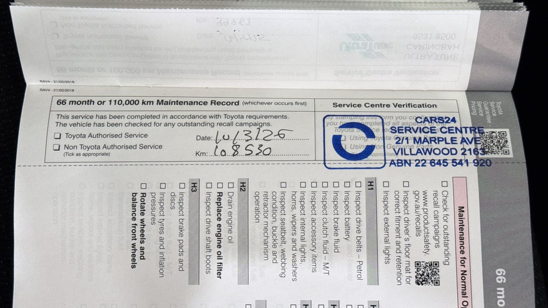 2018 Toyota RAV4 Gxl (4x4), Automatic, 108551 km, Service History