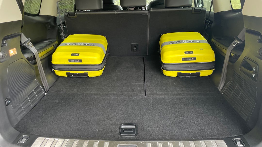 Boot Inside View with Luggage
