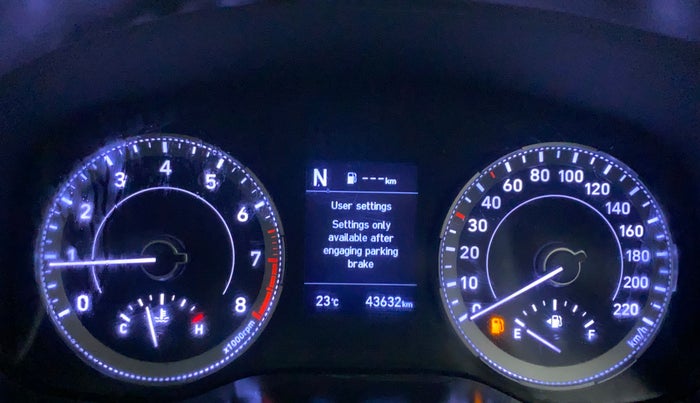 2021 Hyundai VENUE SX 1.0 TURBO IMT, Petrol, Manual, 43,632 km, Odometer Image