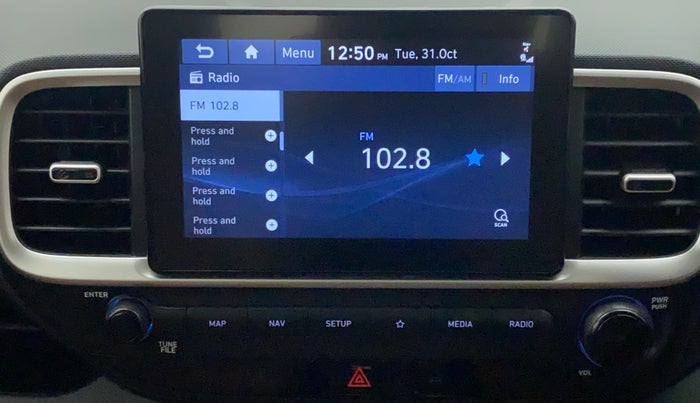 2020 Hyundai VENUE SX 1.0 (O) TURBO IMT, Petrol, Manual, 25,166 km, Infotainment System