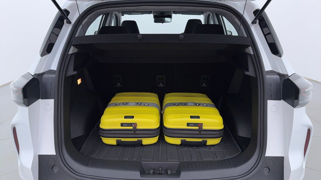 Boot Inside View with Luggage
