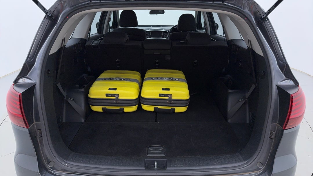 Boot Inside View with Luggage