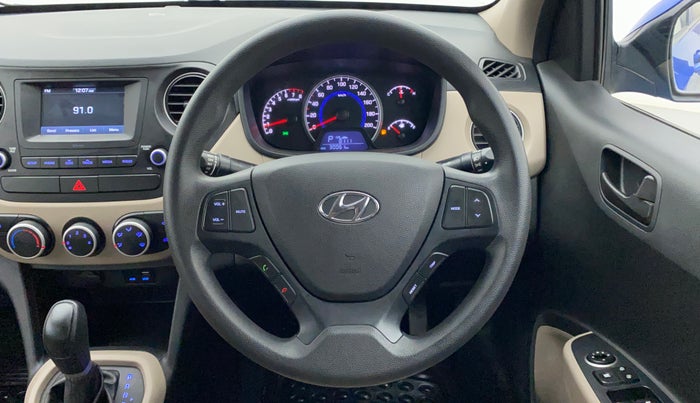2019 Hyundai Grand i10 MAGNA AT 1.2 KAPPA VTVT, Petrol, Automatic, 30,061 km, Steering Wheel Close Up