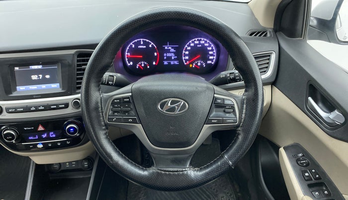 2017 Hyundai Verna 1.6 EX CRDI, Diesel, Manual, 93,175 km, Steering Wheel Close Up
