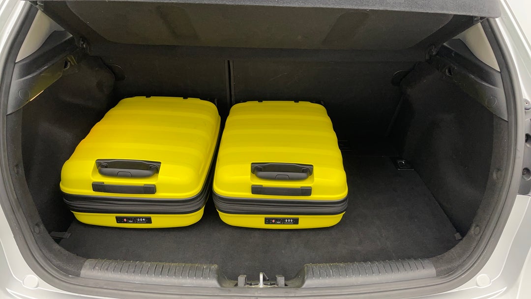 Boot Inside View with Luggage