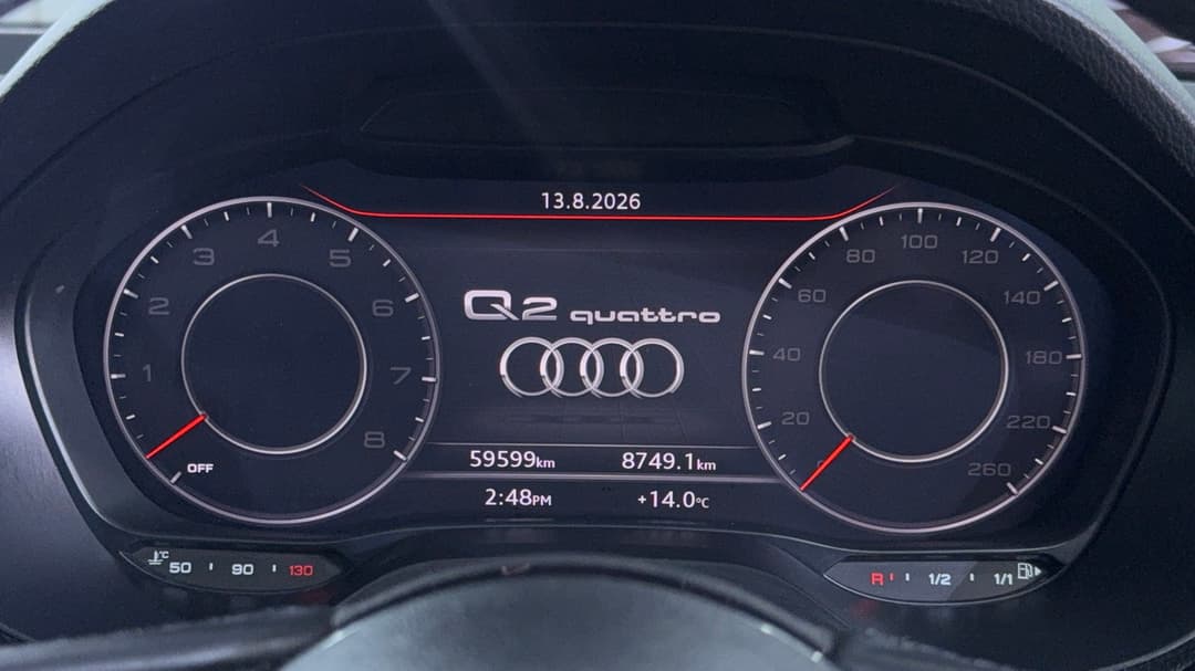 2021 Audi Q2 40 Tfsi Quattro S Line, Automatic, 59599 km, Odometer View