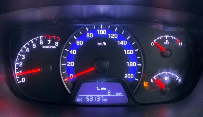 2015 Hyundai Xcent SX 1.2 OPT, Petrol, Manual, 53,207 km, Odometer Image