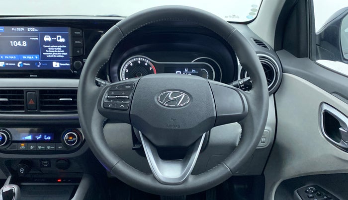 2021 Hyundai GRAND I10 NIOS ASTA PETROL AMT, Petrol, Automatic, 3,848 km, Steering Wheel Close Up