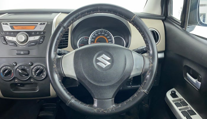 2013 Maruti Wagon R 1.0 VXI, Petrol, Manual, 59,949 km, Steering Wheel Close Up