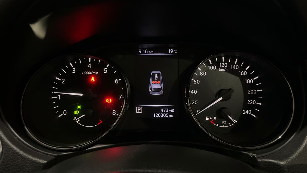 2019 Nissan X-trail St (4WD), Automatic, 120305 km, Odometer View