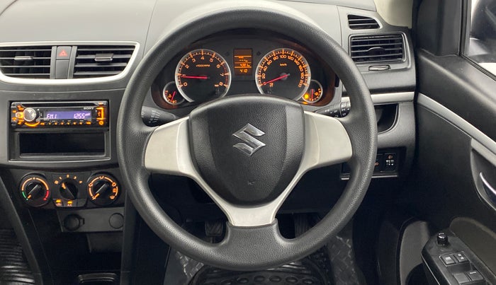 2014 Maruti Swift VXI D, Petrol, Manual, 3,600 km, Steering Wheel Close Up