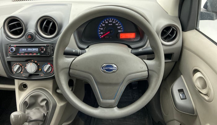 2015 Datsun Go Plus T, Petrol, Manual, 36,611 km, Steering Wheel Close Up