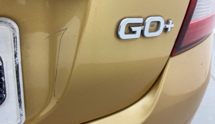 2015 Datsun Go Plus T, Petrol, Manual, 36,611 km, Dicky (Boot door) - Minor scratches