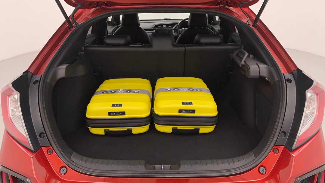 Boot Inside View with Luggage