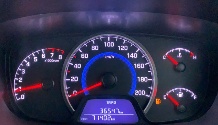 2016 Hyundai Grand i10 SPORTZ 1.2 KAPPA VTVT, Petrol, Manual, 71,464 km, Odometer Image
