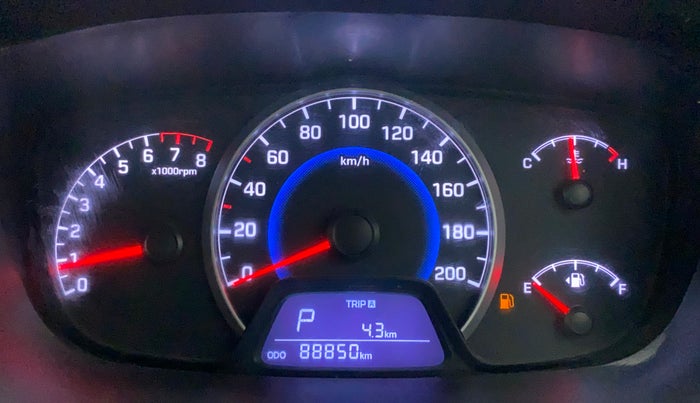 2015 Hyundai Grand i10 ASTA AT 1.2 KAPPA VTVT, Petrol, Automatic, 88,935 km, Odometer Image