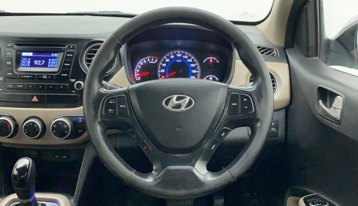 2015 Hyundai Grand i10 ASTA AT 1.2 KAPPA VTVT, Petrol, Automatic, 88,935 km, Steering Wheel Close Up