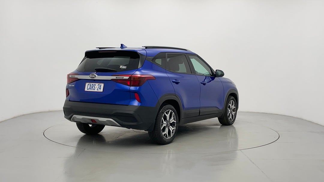 2021 Kia Seltos Sport+ (fwd), Automatic, 16994 km, Right Back Diagonal (45- Degree) View