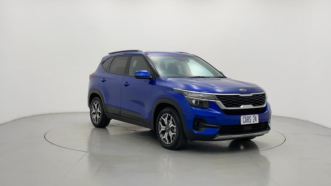 2021 Kia Seltos Sport+ (fwd), Automatic, 16994 km, Right Front Diagonal (45- Degree) View