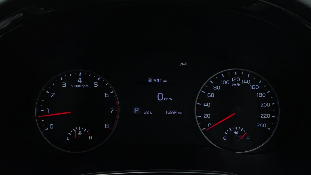 2021 Kia Seltos Sport+ (fwd), Automatic, 16994 km, Odometer View
