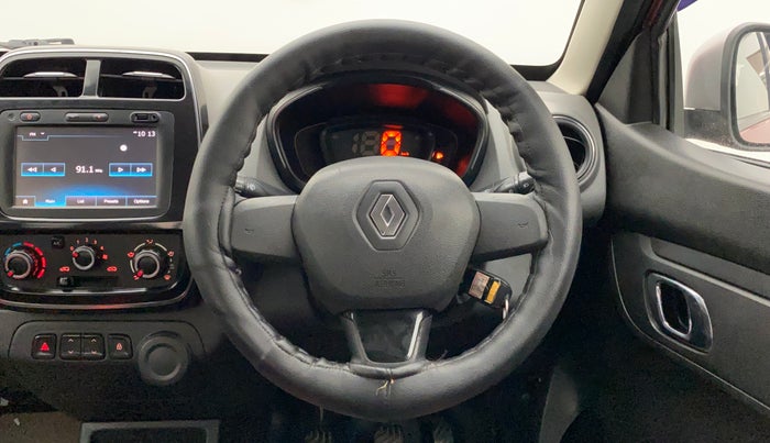 2018 Renault Kwid RXT 1.0 (O), Petrol, Manual, 64,804 km, Steering Wheel Close Up