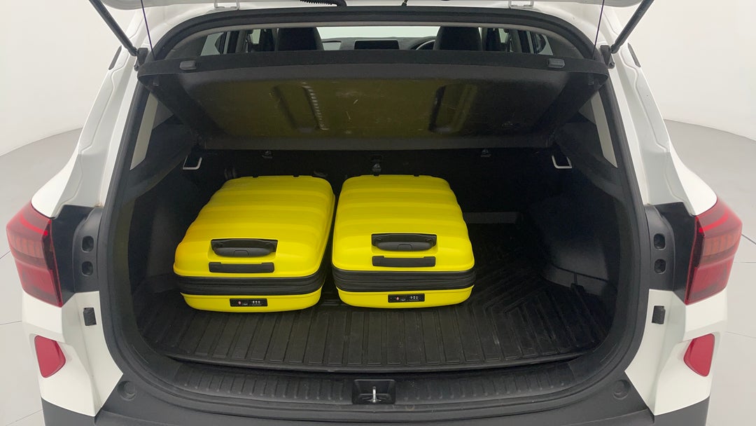 Boot Inside View with Luggage