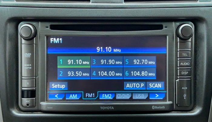 2013 Toyota Corolla Altis G, Petrol, Manual, 71,486 km, Infotainment System