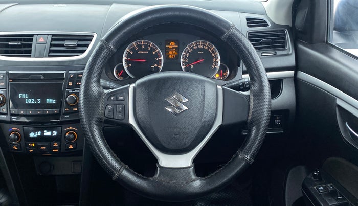 2014 Maruti Swift ZXI D, Petrol, Manual, 12,469 km, Steering Wheel Close Up