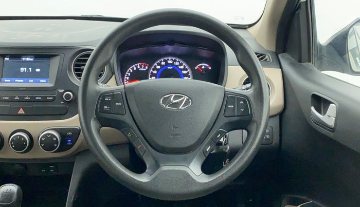 2017 Hyundai Grand i10 SPORTZ 1.2 KAPPA VTVT, Petrol, Manual, 29,024 km, Steering Wheel Close Up