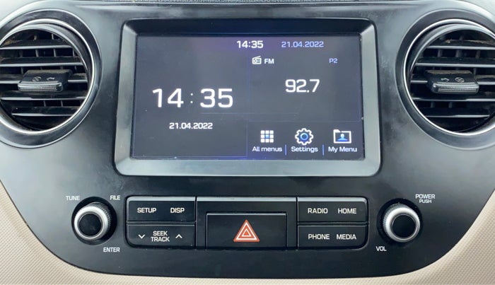 2017 Hyundai Grand i10 Sportz(O) 1.2 MT, Petrol, Manual, 38,751 km, Infotainment System