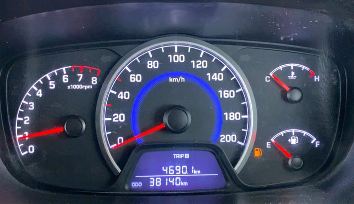 2017 Hyundai Grand i10 Sportz(O) 1.2 MT, Petrol, Manual, 38,751 km, Odometer Image