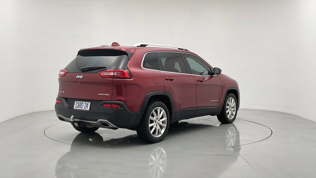 2014 Jeep Cherokee Limited (4x4), Automatic, 83896 km, Right Back Diagonal (45- Degree) View