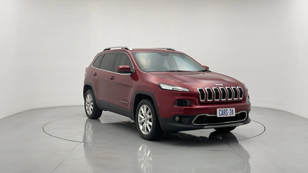 2014 Jeep Cherokee Limited (4x4), Automatic, 83896 km, Right Front Diagonal (45- Degree) View